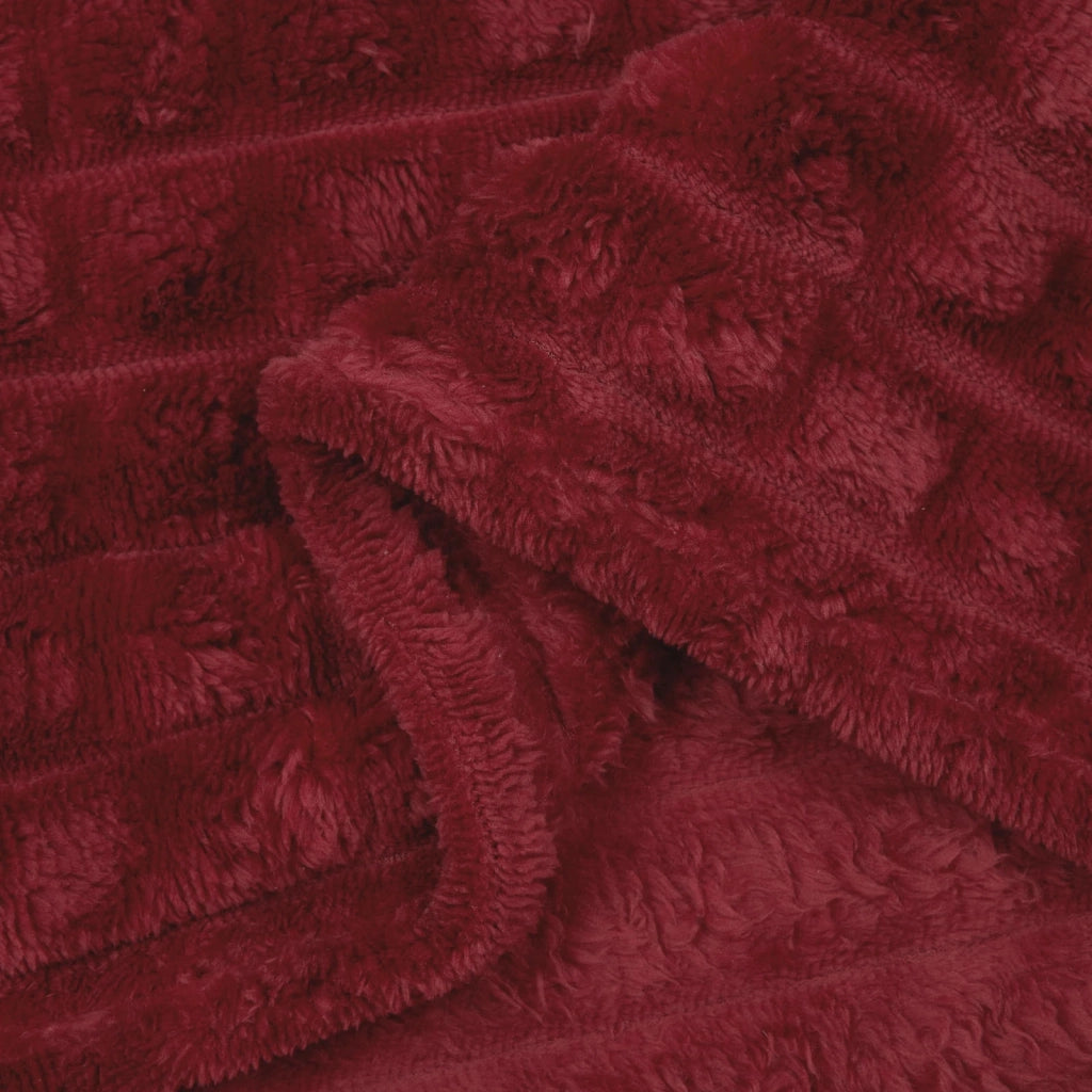 Coperta Rosso Bordeaux 270 x 240 cm Panno