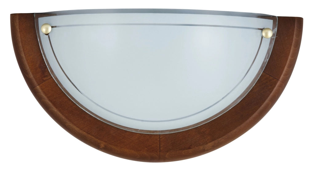 Applique bagno Rabalux Ufo 5407 E27 rovere scuro 30cm