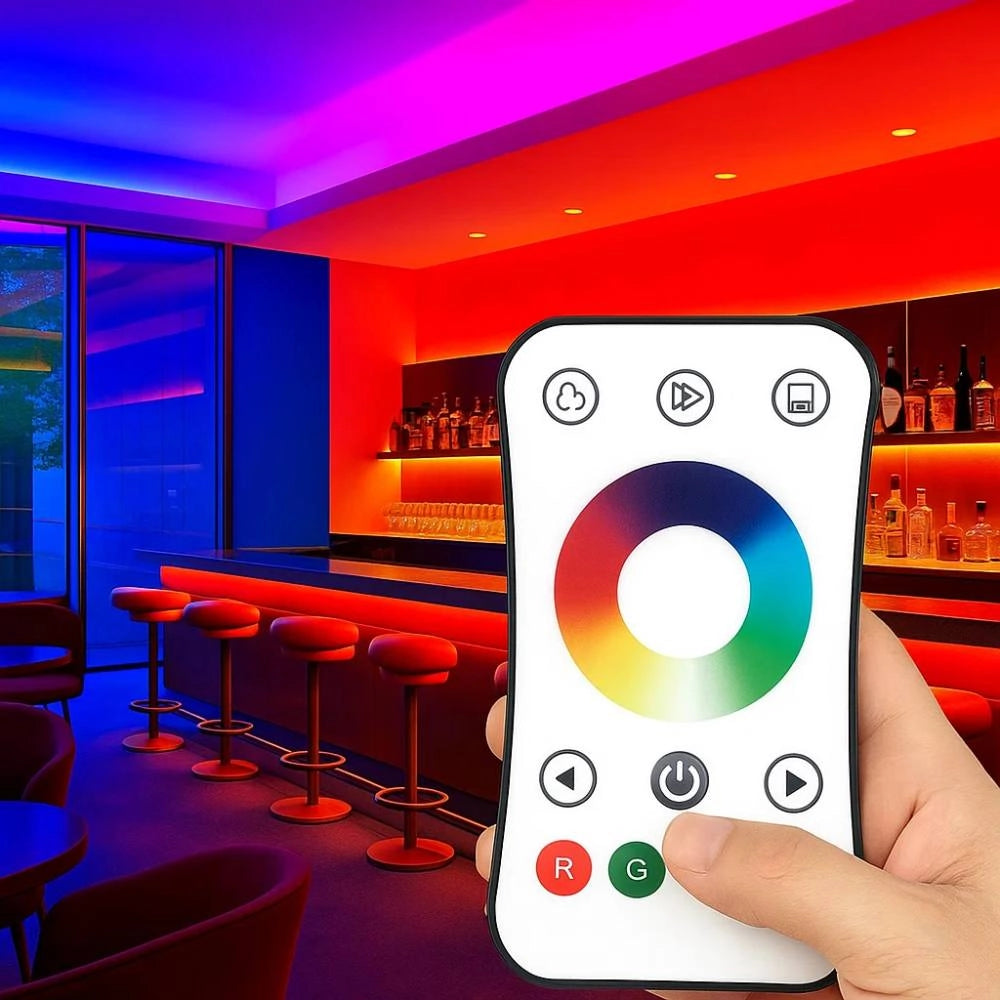 Telecomando led rgb professionale con ricevitore rf