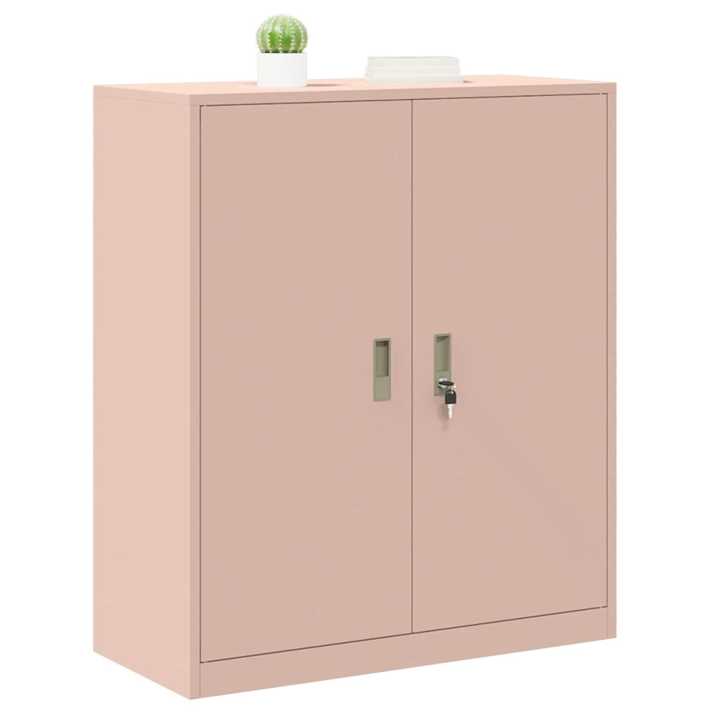 Armadio Rosa 90 x 40 x 105 cm Acciaio