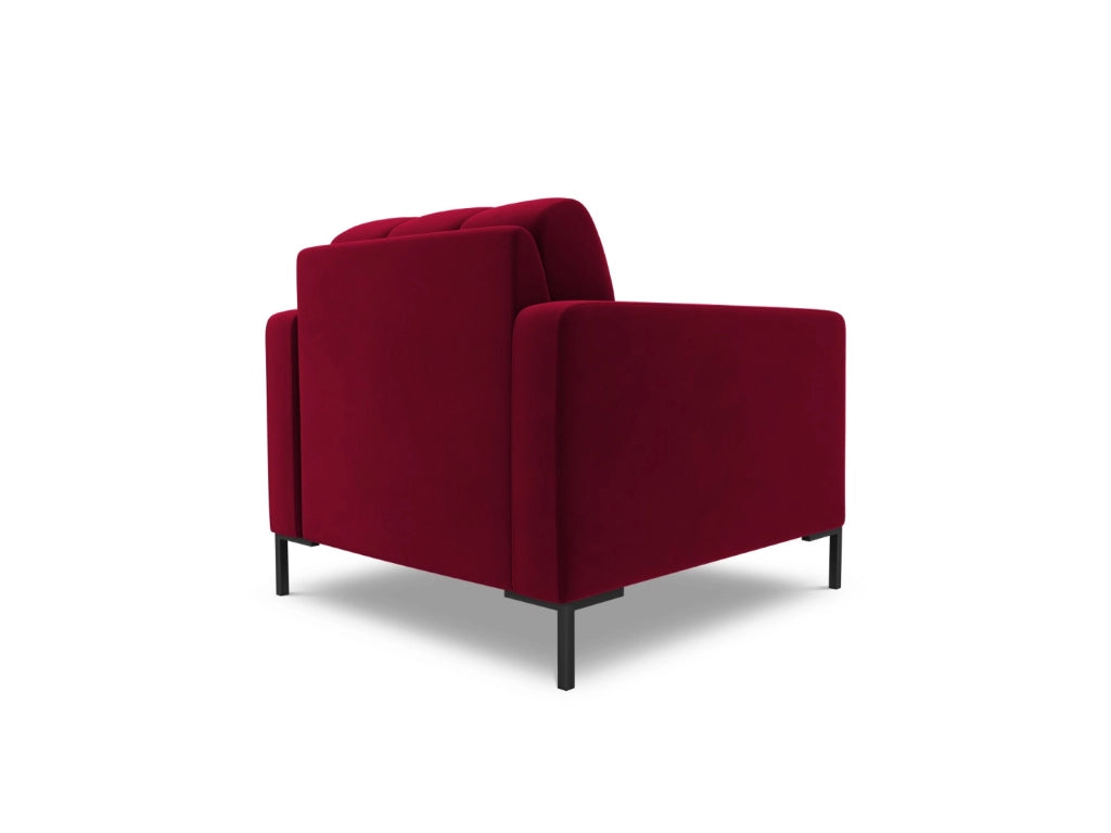 Cosmopolitan Design - Poltrona "Bali" in velluto rosso 