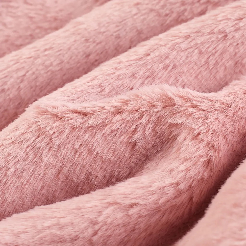 Cappotto per Bambini in Pelliccia Sintetica Rosa 128 13862