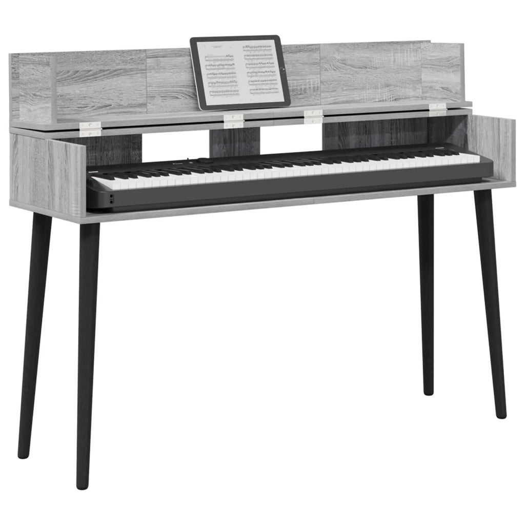 Scrivania studio Sonoma grigio 152 x 40 x 19,5 cm 8006673