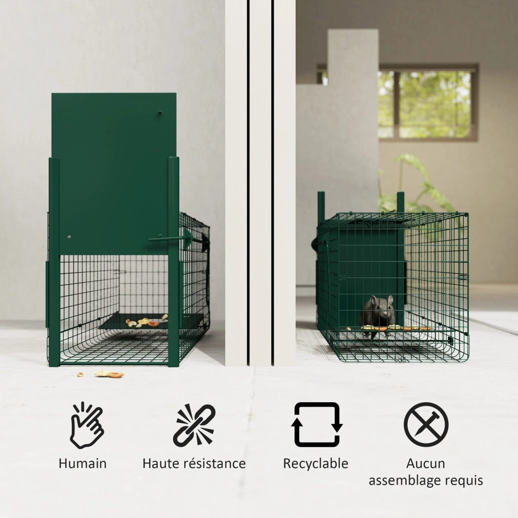 Gabbia per animali ¨C Minimal ¨C Verde 80x25x30 cm