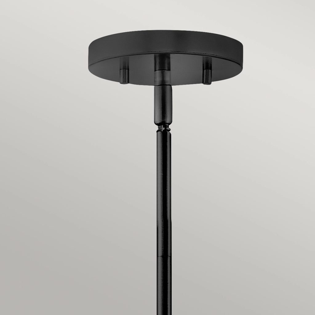 Lampada da soffitto Hinkley Graham nera 3xE14 40W Ø40,6cm