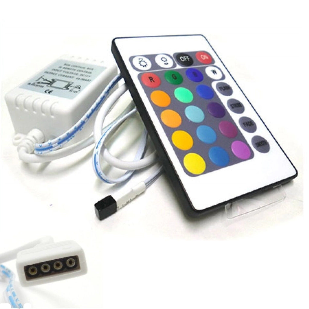 DRIVER CONTROLLO STRISCIA LED RGB 2A - 6A ALTERNA EFFETTO STROBO FLASH ATTENUA