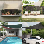 Vela Parasole 160 g/m² Nera 7x7 m in HDPE 311720