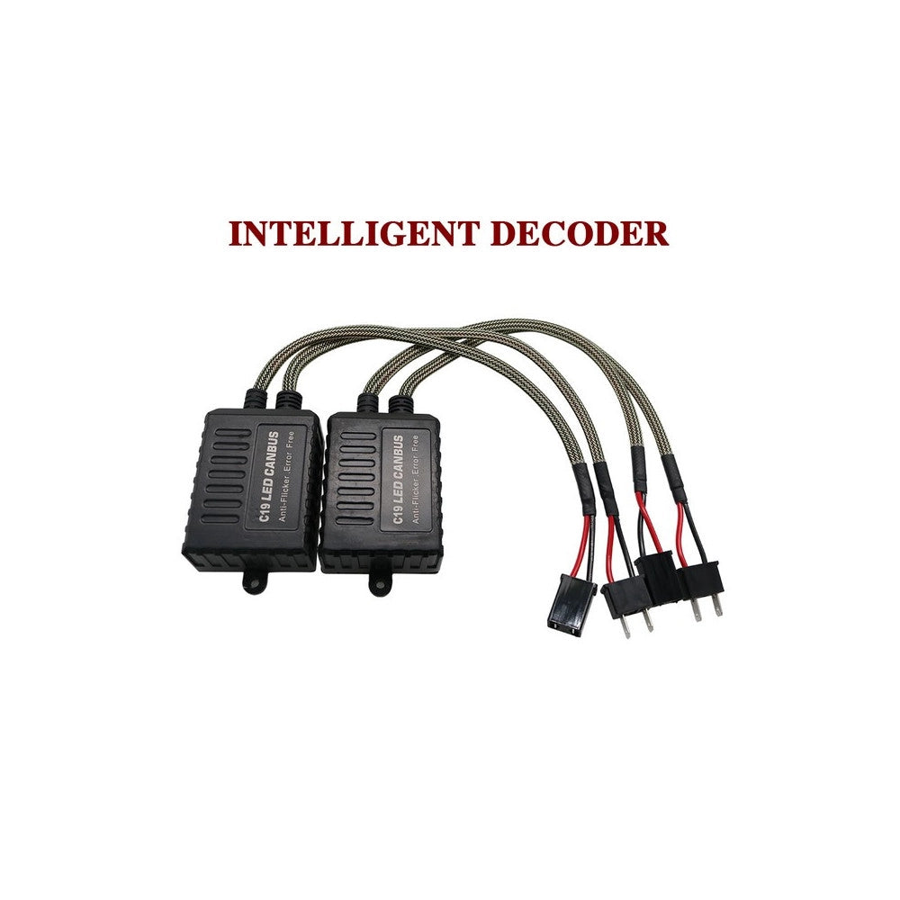 Trade Shop - Coppia Resistenze Cambus H7 Fari Decoder Led Errore Centralina Antisfarfallio -