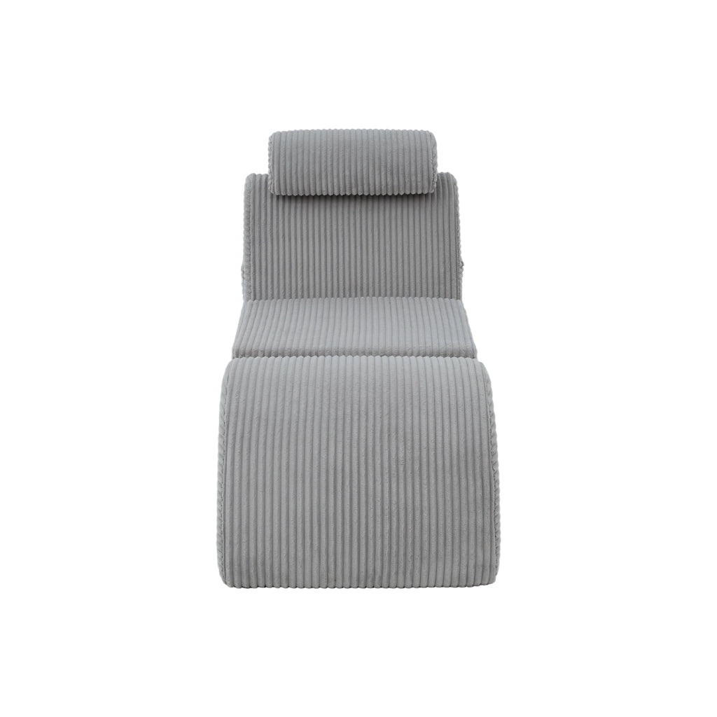 Poltrona Relax Ergonomica ¨C MINIMAL ¨C Tessuto Grigio Chiaro