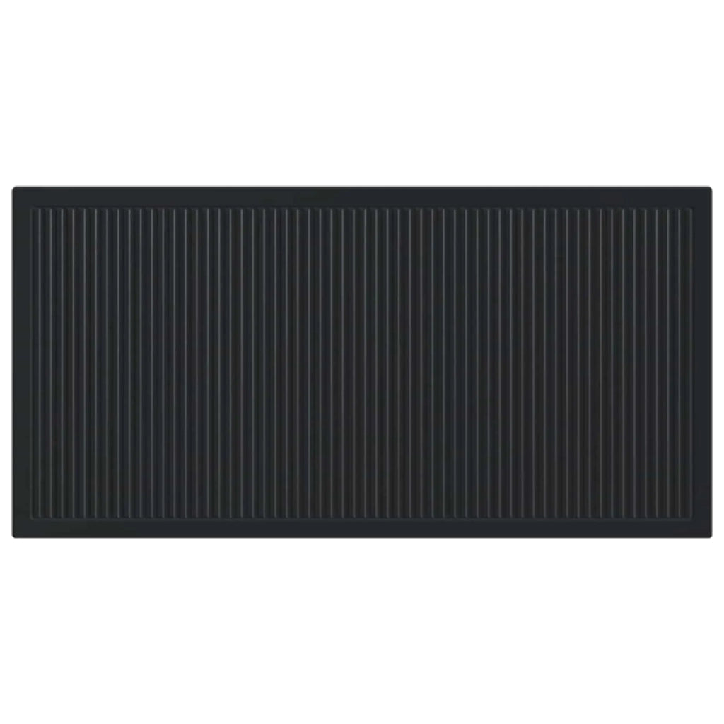 Testiera da Muro EDE Nero Legno ingegnerizzato 896096