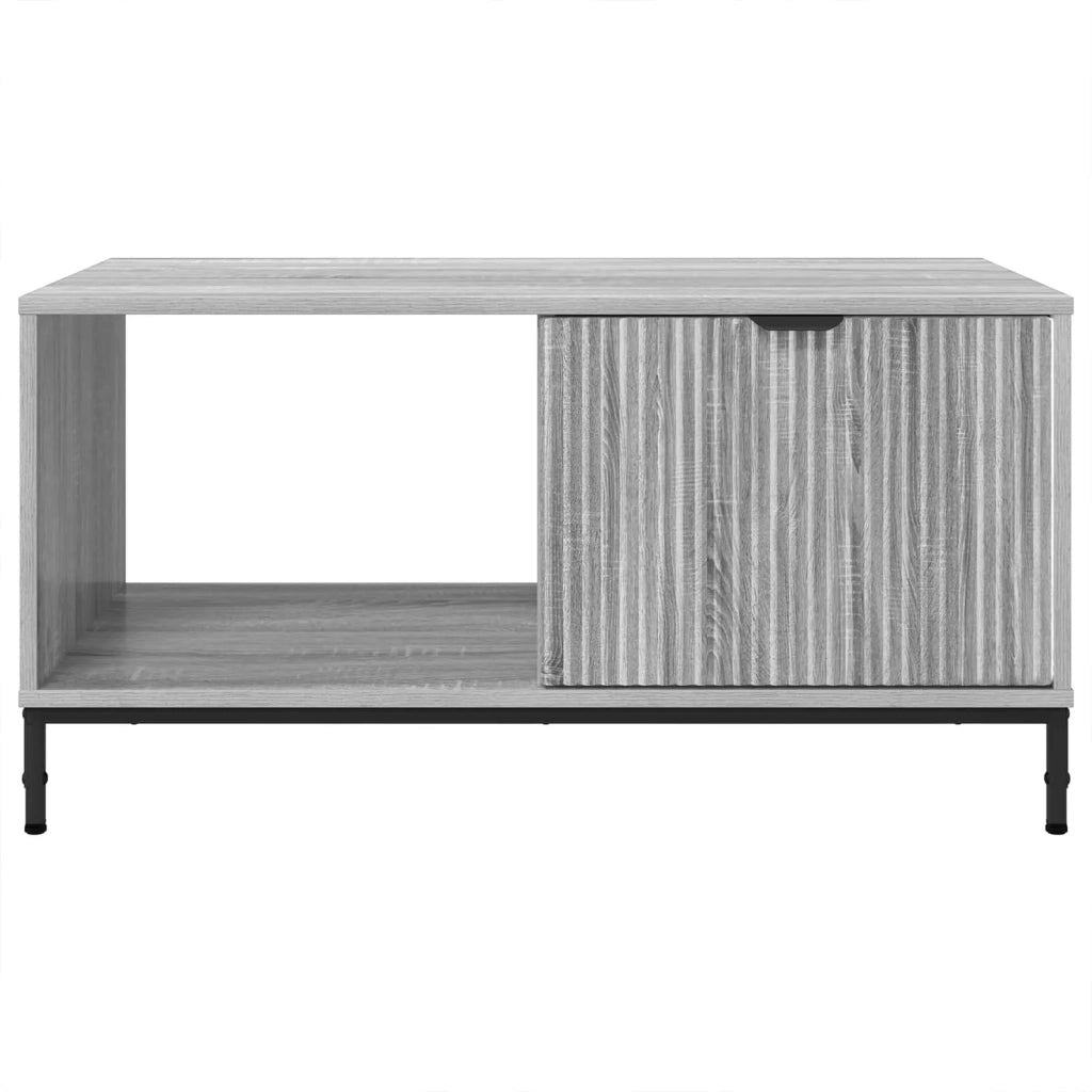 Tavolino da salotto con cassetto Grigio Sonoma 90 x 49 x 46 cm 883450