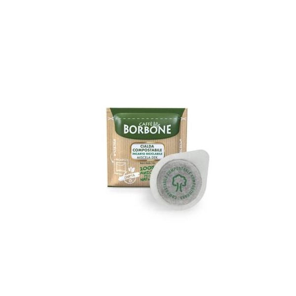 Borbone box cialde 44mm miscela dek 150pz - 44BDEK150N