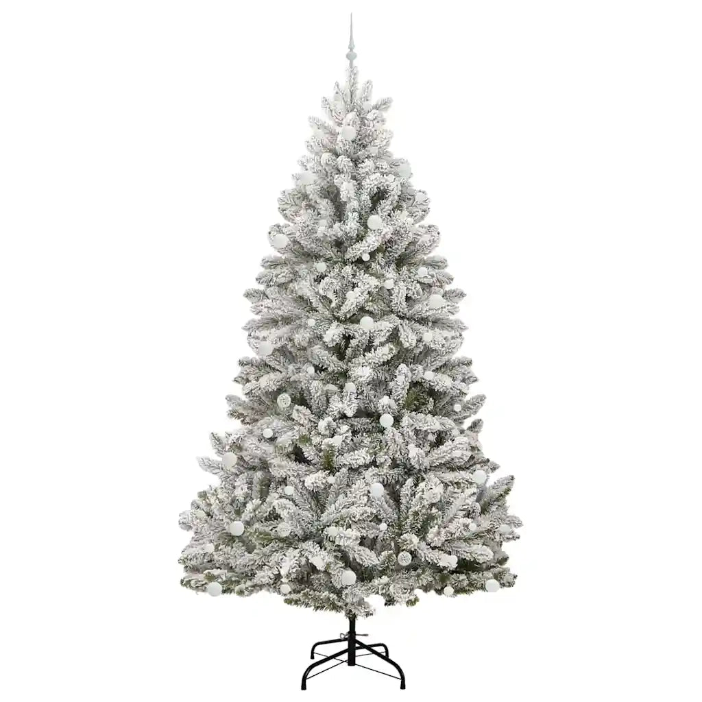 Albero di Natale artificiale con 300 LED Verde e Bianco 270 cm