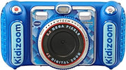 VTech Kidizoom Duo DX Blu, Macchina Fotografica per Bambini con +75 Filtri, Foto e Video, Doppia Fotocamera Anteriore e