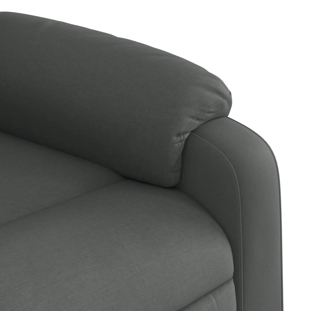 Poltrona Reclinabile in Tessuto Grigio Scuro 373575
