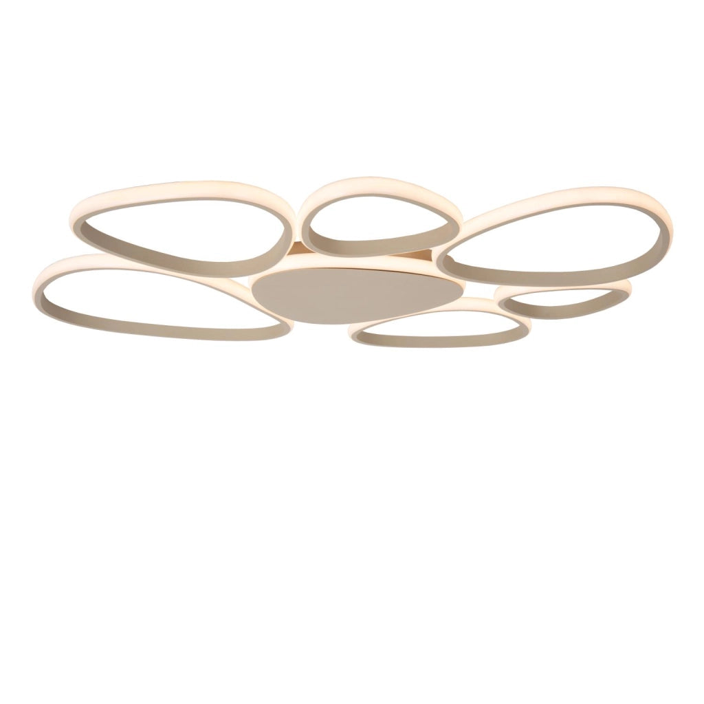 Lampada da soffitto LED 7 luci taupe Lucide SAMLING