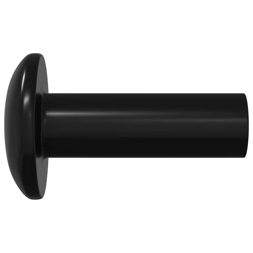 Dadi a Manica 2 pcs Nero M4 x 14,5 mm Metallo 864535