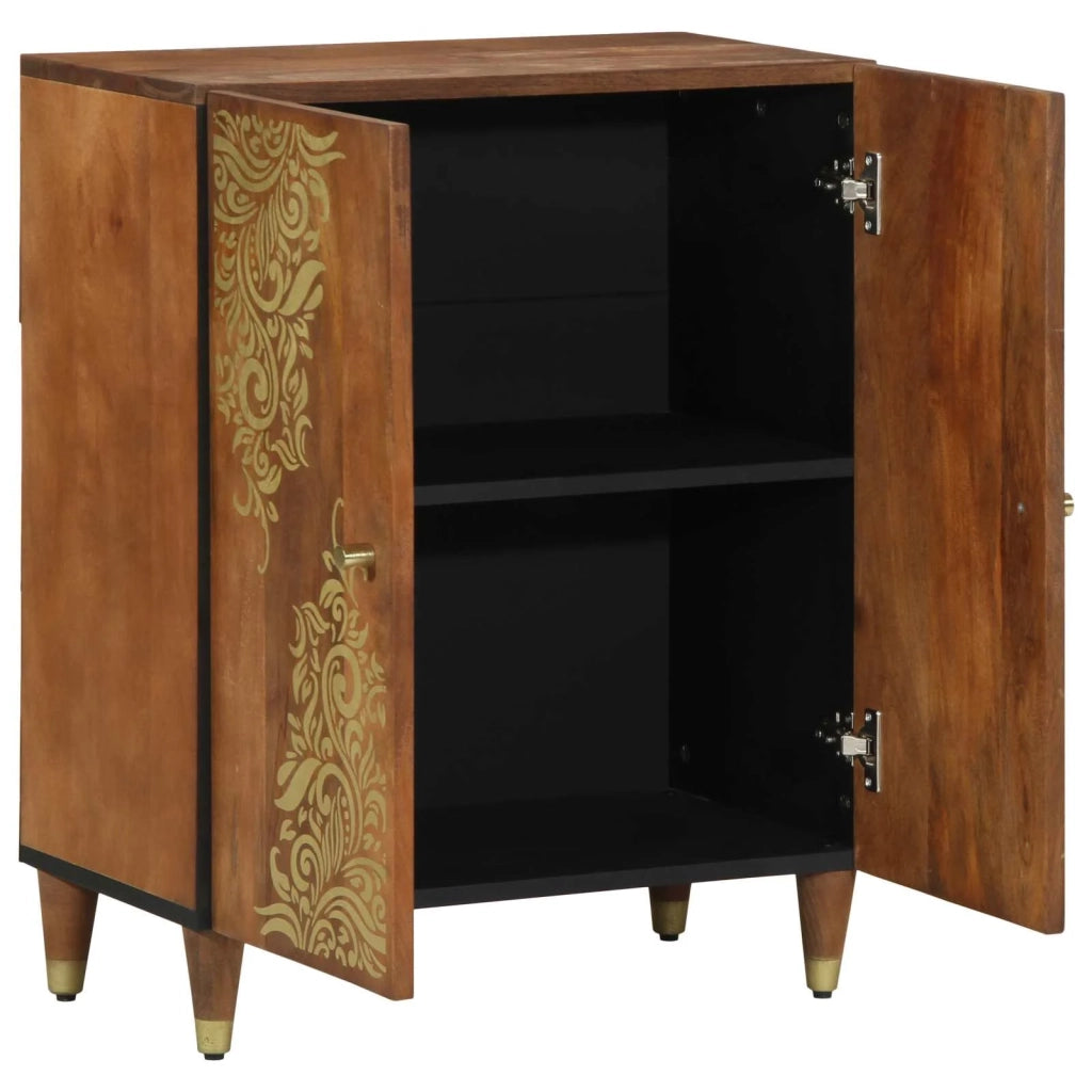 Credenza Marrone 60 x 33 x 75 cm Legno di mango massello 4018738