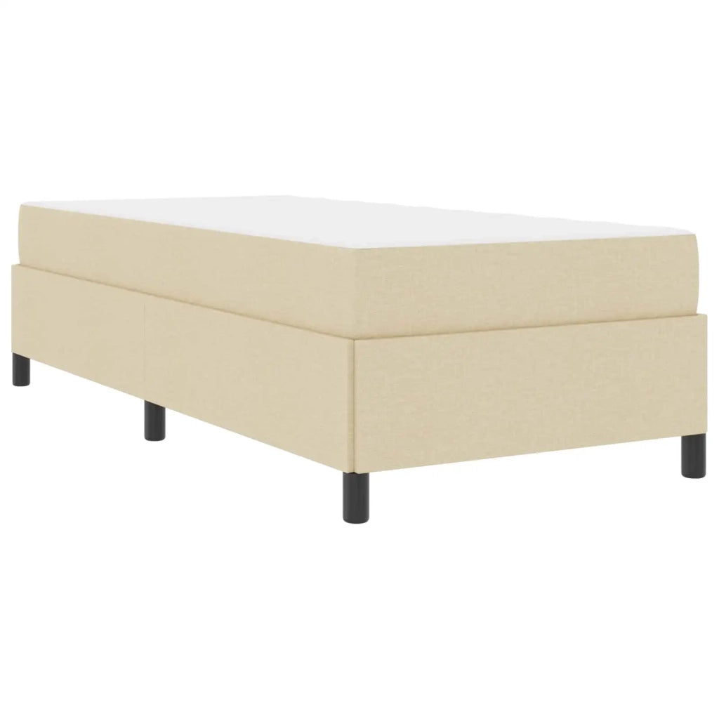 Letto a molle Crema 80 x 200 cm Tessuto