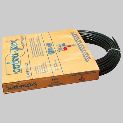 TUBO IN POLIETILENE RETICOLATO COBRA-PEX NERO - 15 x 2,5 - 100 metri - TIEMME