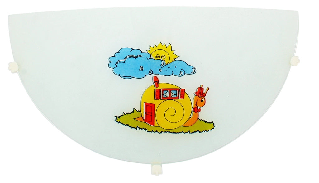 Plafoniera bambini Lumaca bianca 1xE27 Candellux