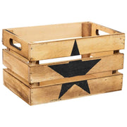 Cassetto in legno marrone 18x12x10h cm