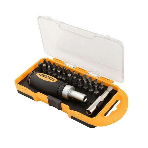 SET 26PZ CACCIAVITE A CRICCHETTO CON INSERTI E PROLUNGA- TOLSE- pezzi 1