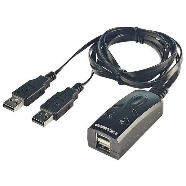 Lindy 32165 switch per keyboard-video-mouse (kvm) nero