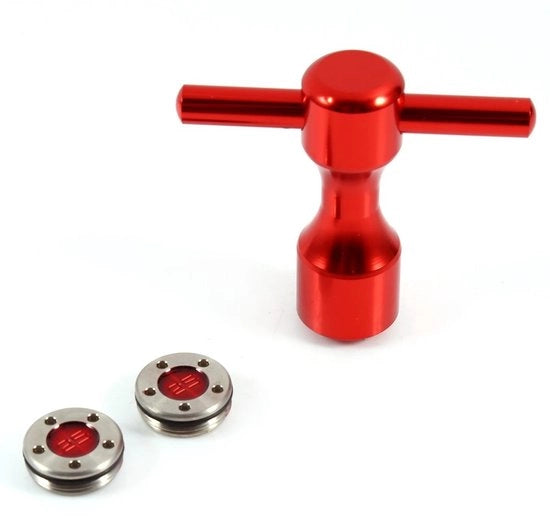 Set di pesi per putter - Legering di alluminio di alta qualità - Incluso 2 pesi - Attrezzatura per putter da golf - Viti in acciaio inossidabile - Adatto per Scotty Cameron - Pesi per golf