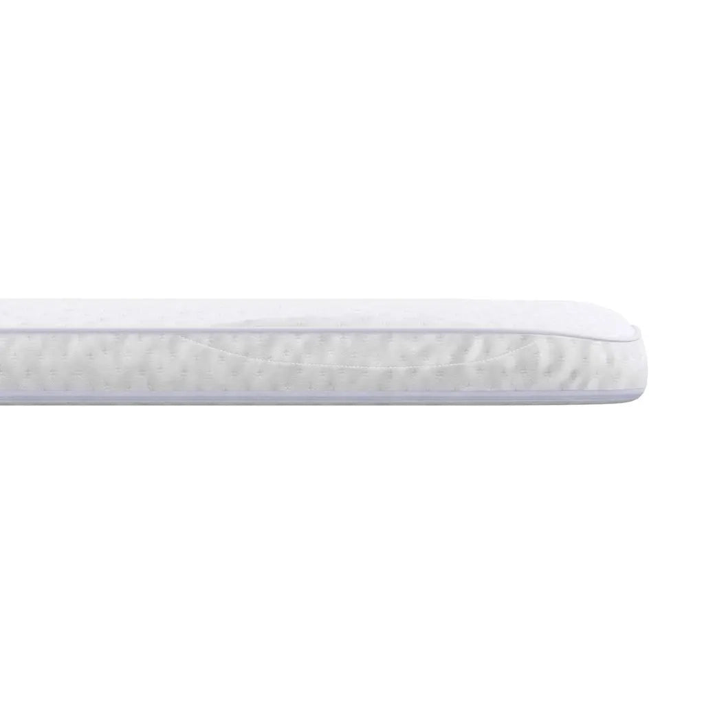 Topper per materasso Bianco 200 x 200 cm Tessuto a maglia 4106411