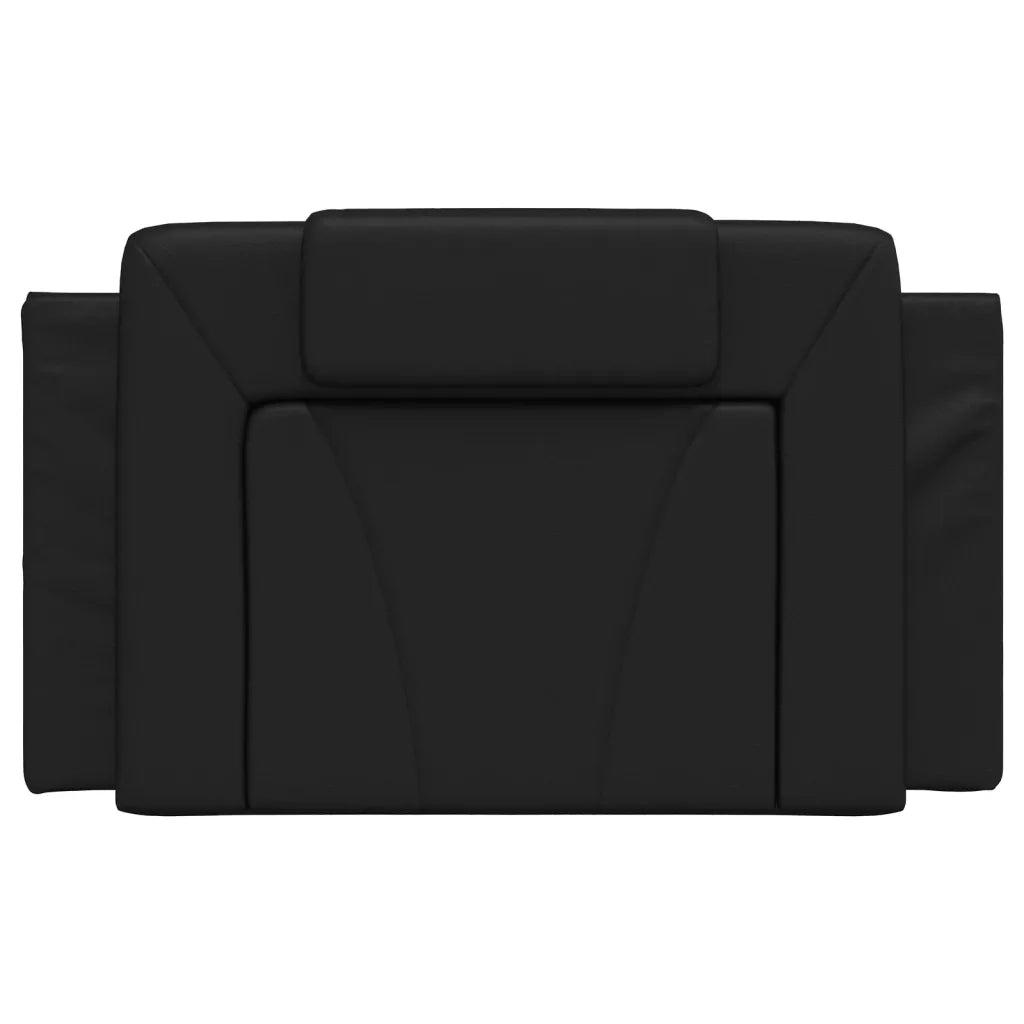 Cuscino Testiera Viana Nero 80 cm in Similpelle 374760