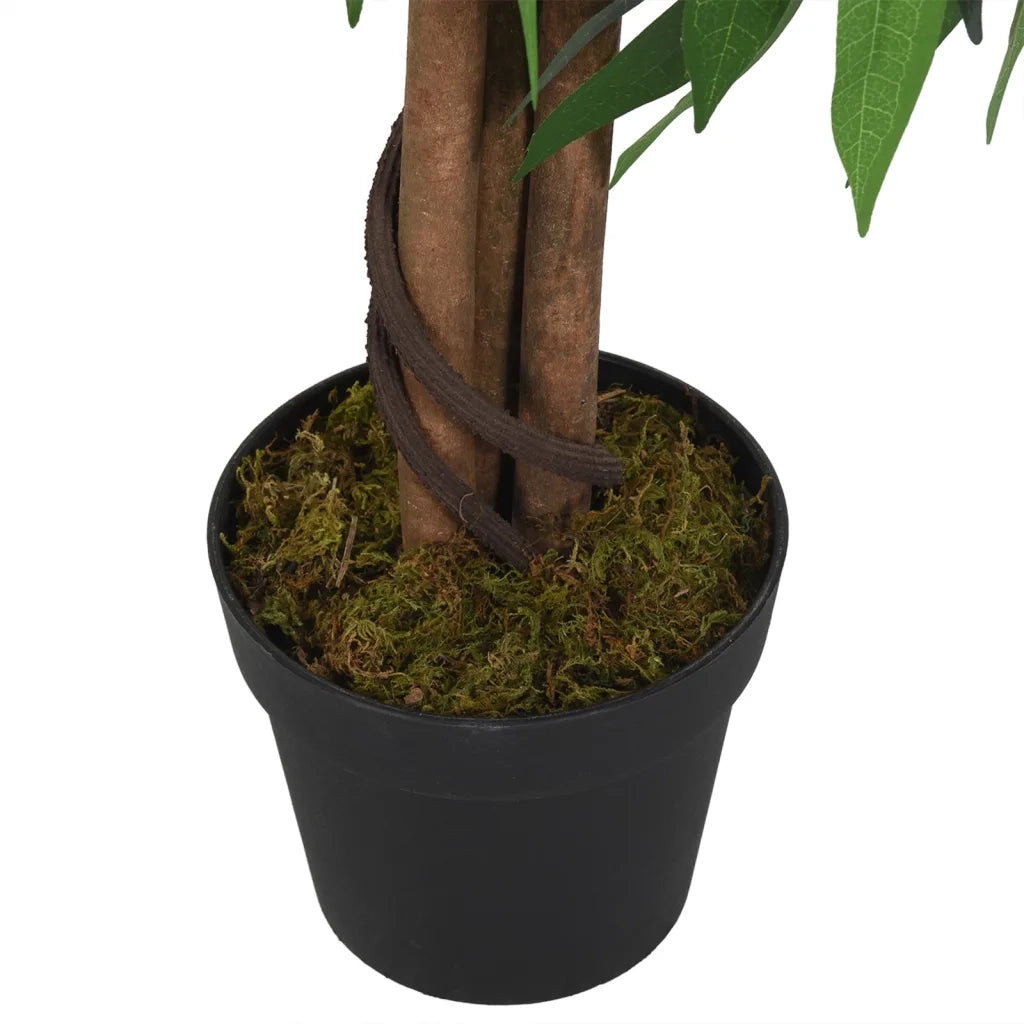 Albero Mango Artificiale 600 Foglie 150 cm Verde 359032