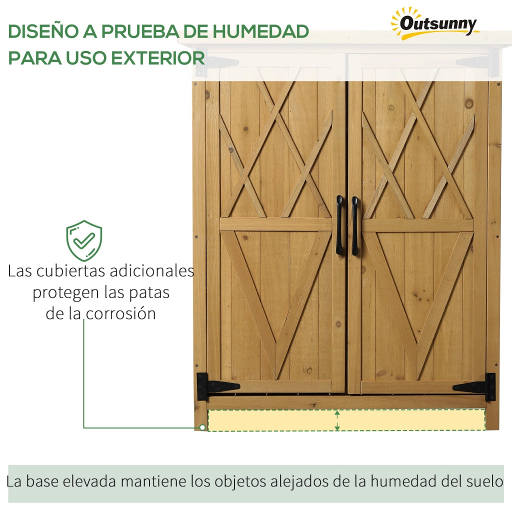 Armadio da Giardino ¨C Minimal ¨C Legno 75x40x90 cm