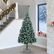 Albero di Natale artificiale con 300 LED Verde 240 cm