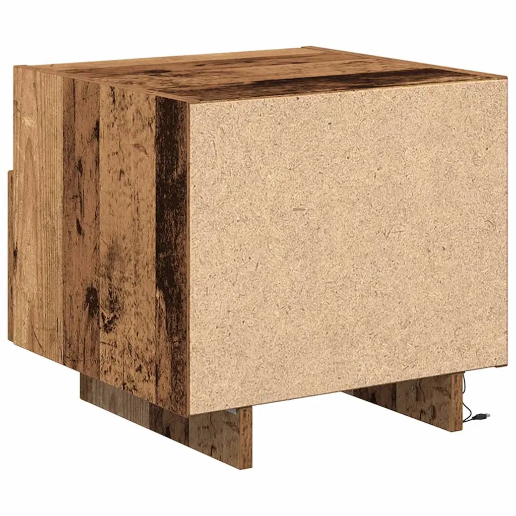 Armadio da Notte con cassetto Legno vecchio 40 x 39 x 37 cm 863066
