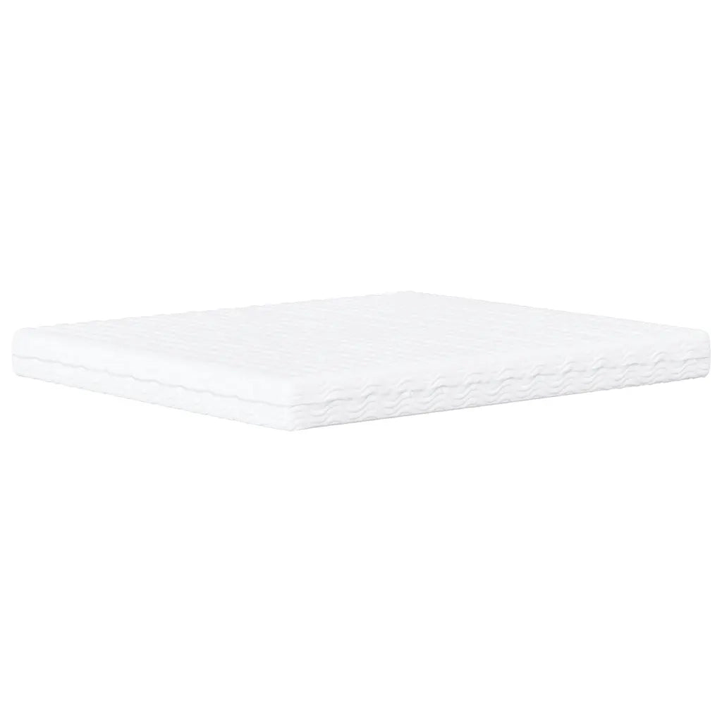 Materasso in Schiuma Bianco 200x220cm Durezza H2 H3 4016645