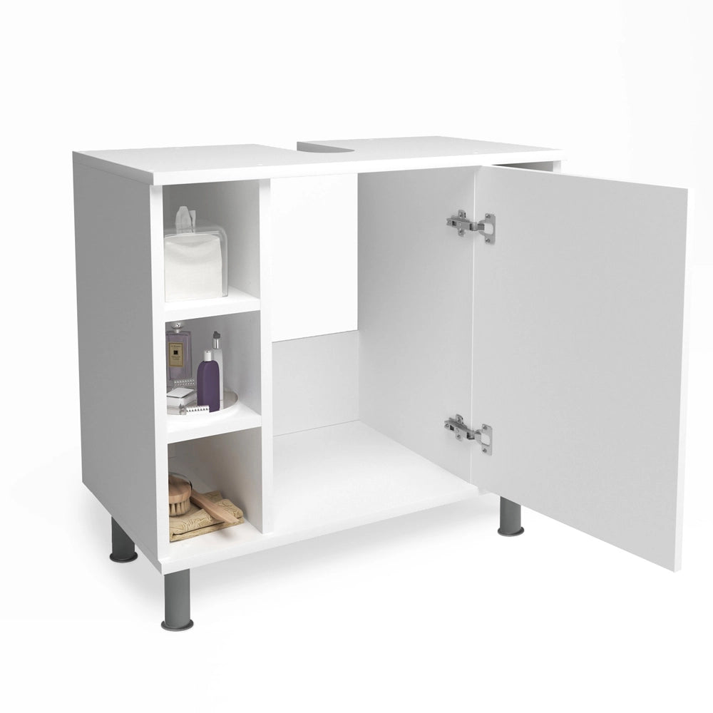 Mobile sottolavabo bagno Fynn Bianco 60 x 54 cm Vicco