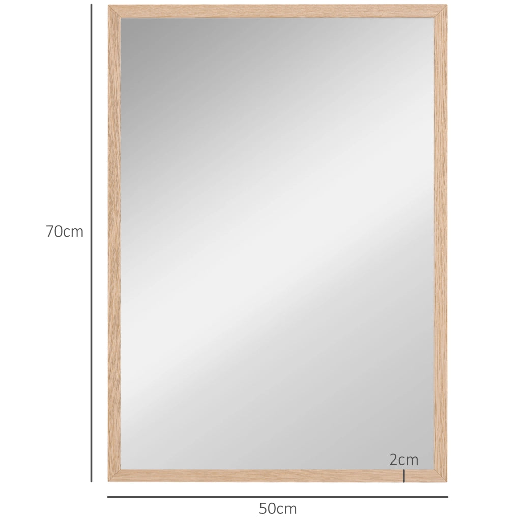 Specchio da parete 50x70 cm ¨C Xylo ¨C Cornice effetto legno