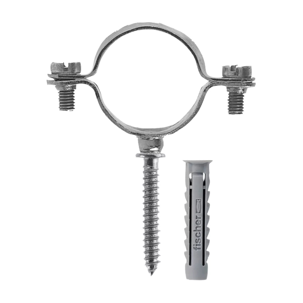 + COLLARI ZINCATI CZV- pz 10 mm. 16- FISCH- pezzi 1