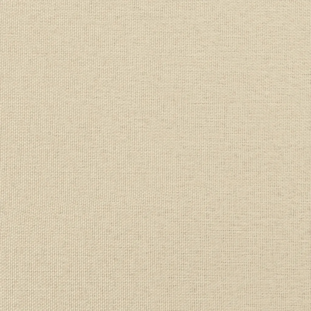Set di Divani 4 pz con Cuscini Crema in Tessuto 3202064