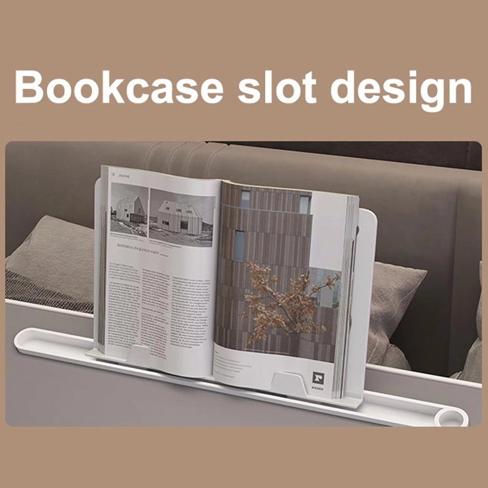 Trade Shop - Tavolino Da Letto Regolabile Con Gambe Pieghevoli Divano Scrivania Per Computer Portatili -