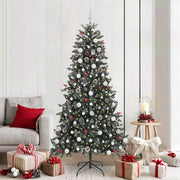 Albero di Natale artificiale con 300 LED Verde 210 cm 3395895