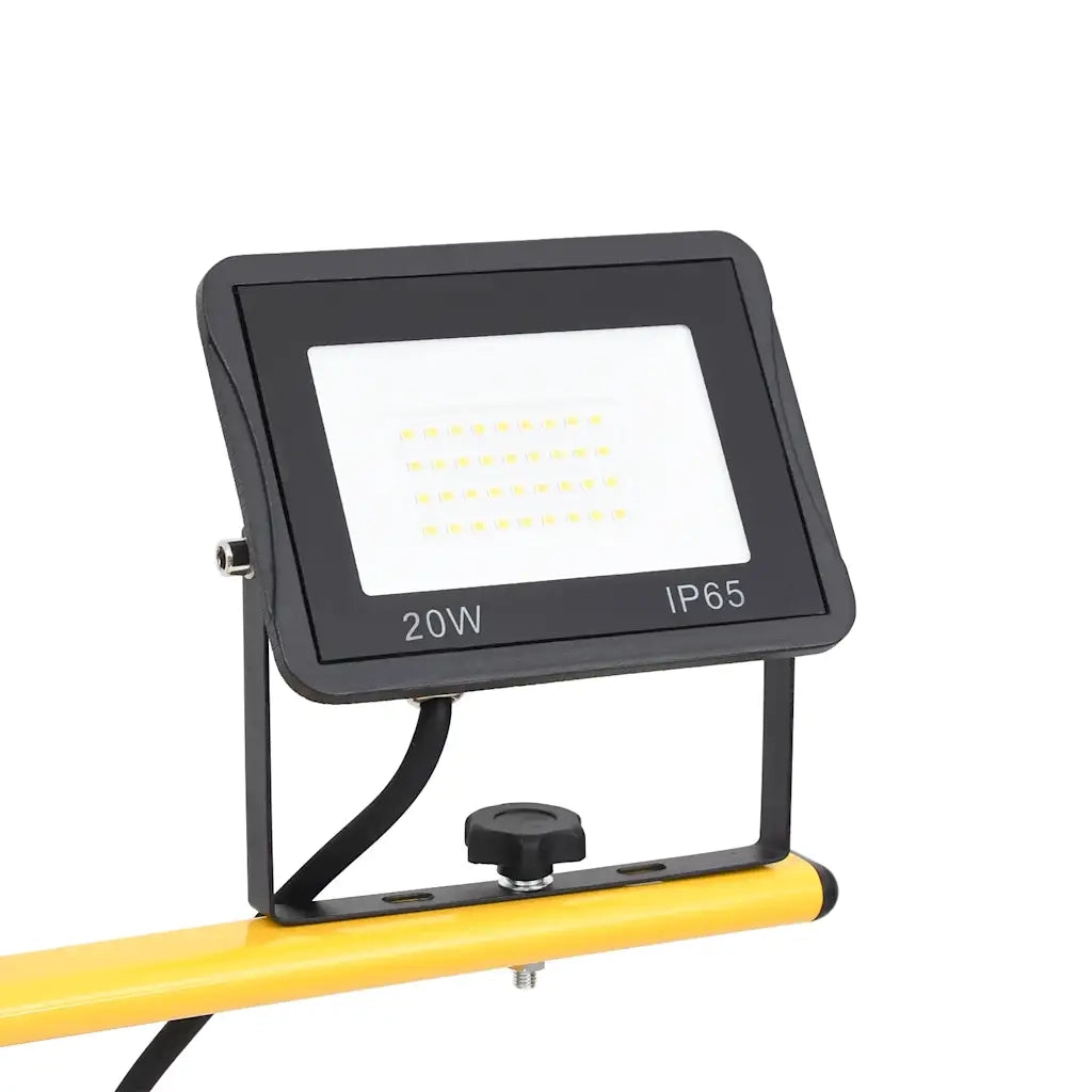 Faretto a LED con Treppiede 2x20 W Bianco Caldo 149654
