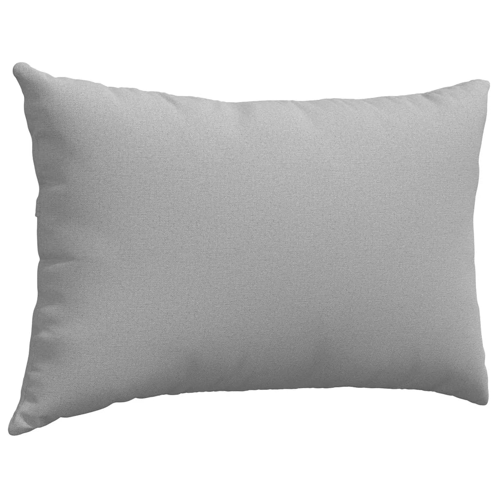 Cuscini da Divano 2 pz-Set di 2 Cuscini per Sofa Grigio Nuvola 60 x 40 cm Tessuto