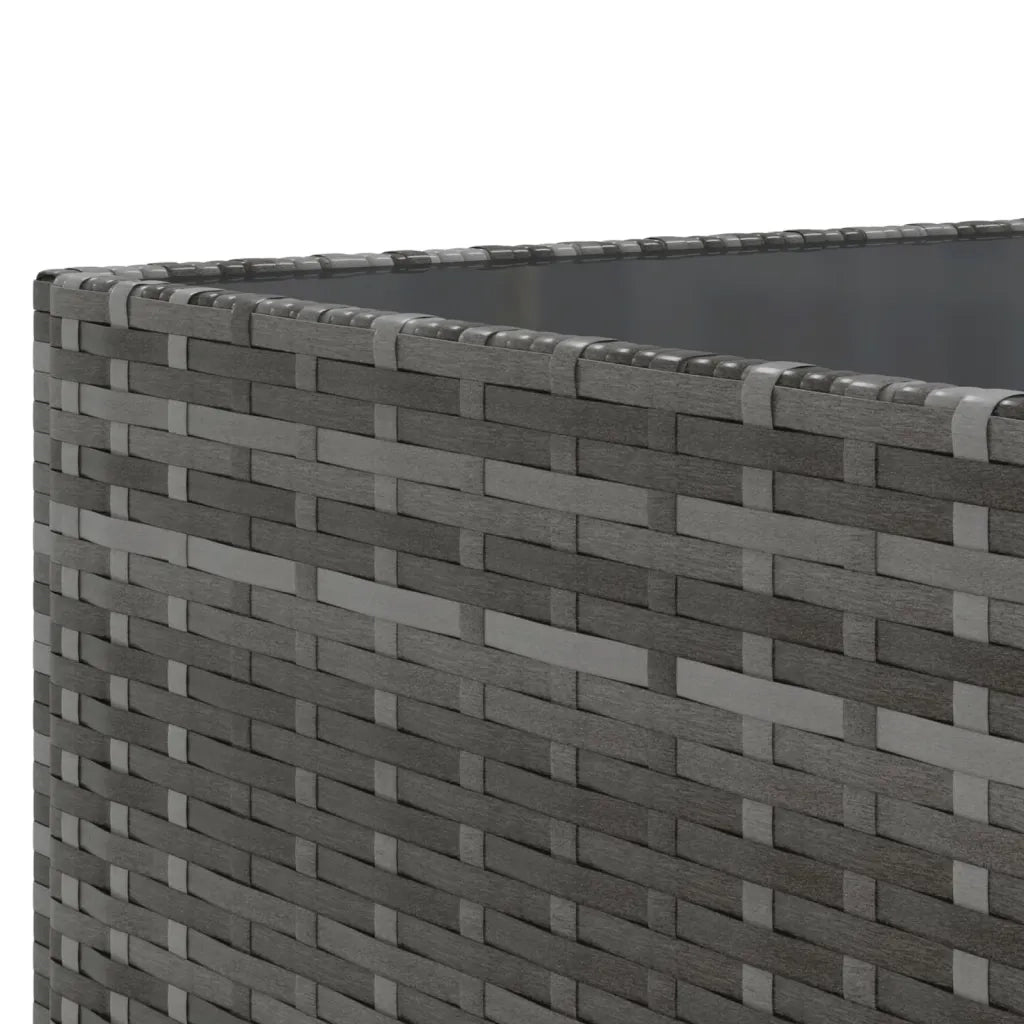 Set Divano da Giardino 10 pz con Cuscini Grigio in Polyrattan 3308311