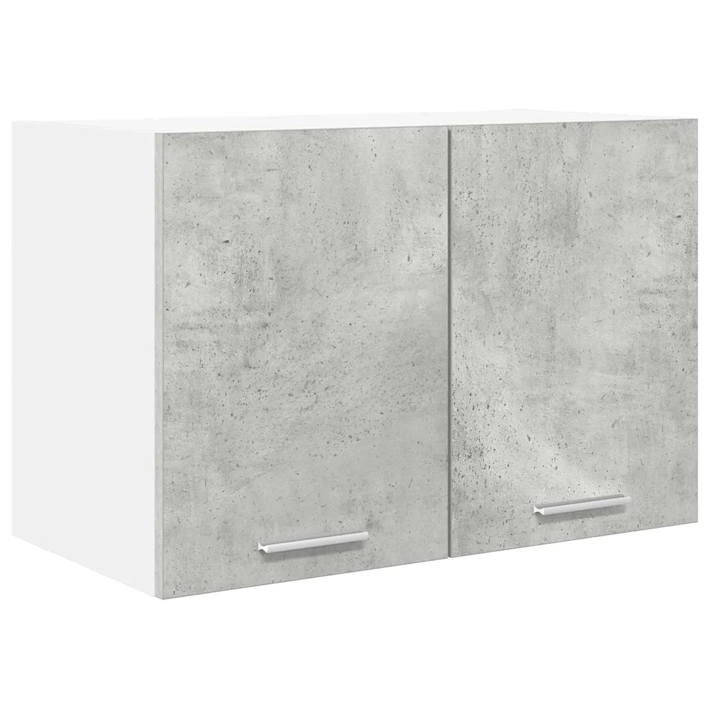 Armadio pensile 2 pcs Grigio Cemento e Bianco 60 x 31 x 40 cm 884169