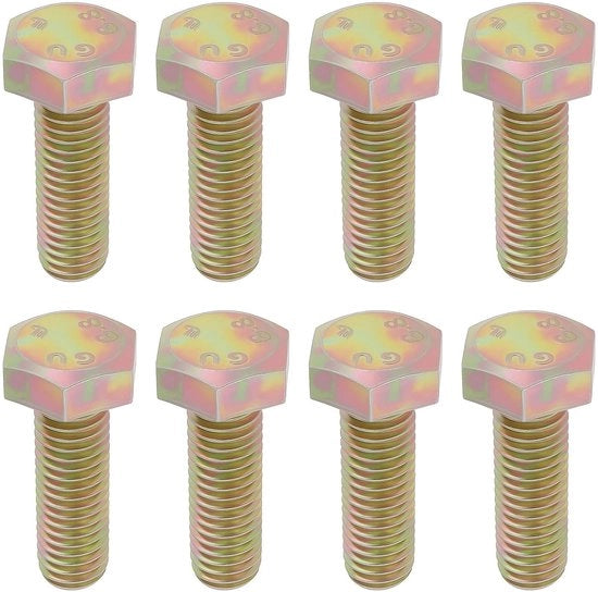 50 pezzi di viti a capo a forma di otto DIN 933 M8 x 25mm