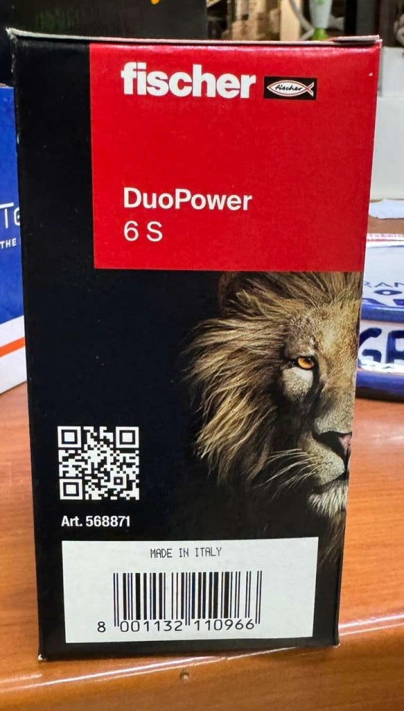 TASSELLO DUOPOWER 6 S – CONF. 100 PZ - FISCHER