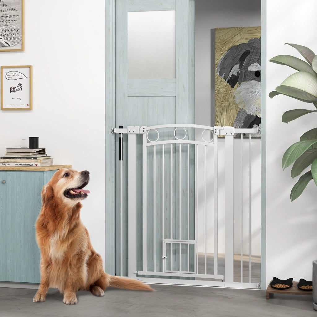 Cancellino per Gatti con Porta ¨C Minimal ¨C Bianco