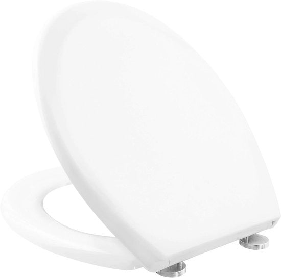 Bracciale per WC in Duroplast - facile da pulire - 1 pezzo - bianco